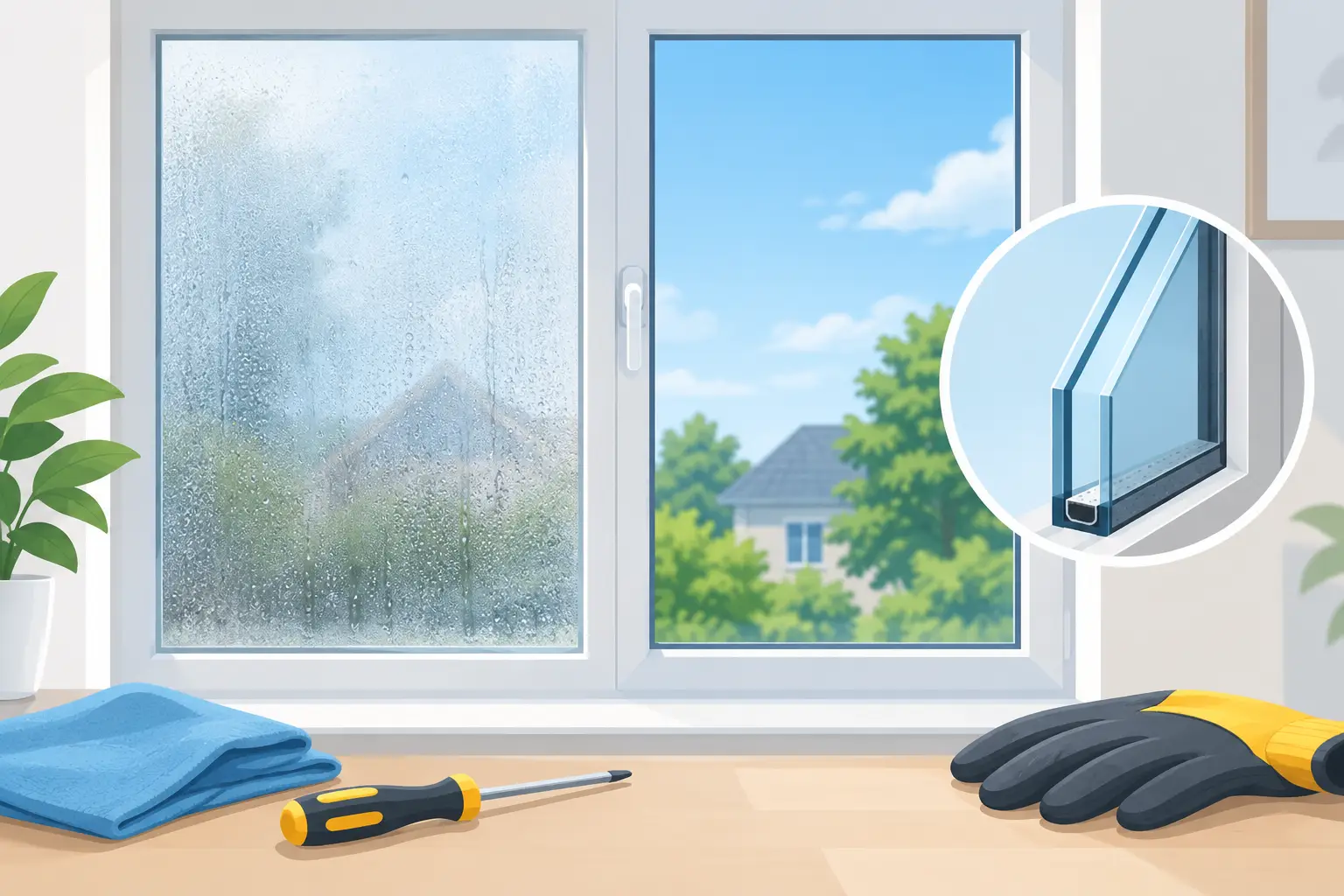 How to Fix Misted Double Glazing Properly
